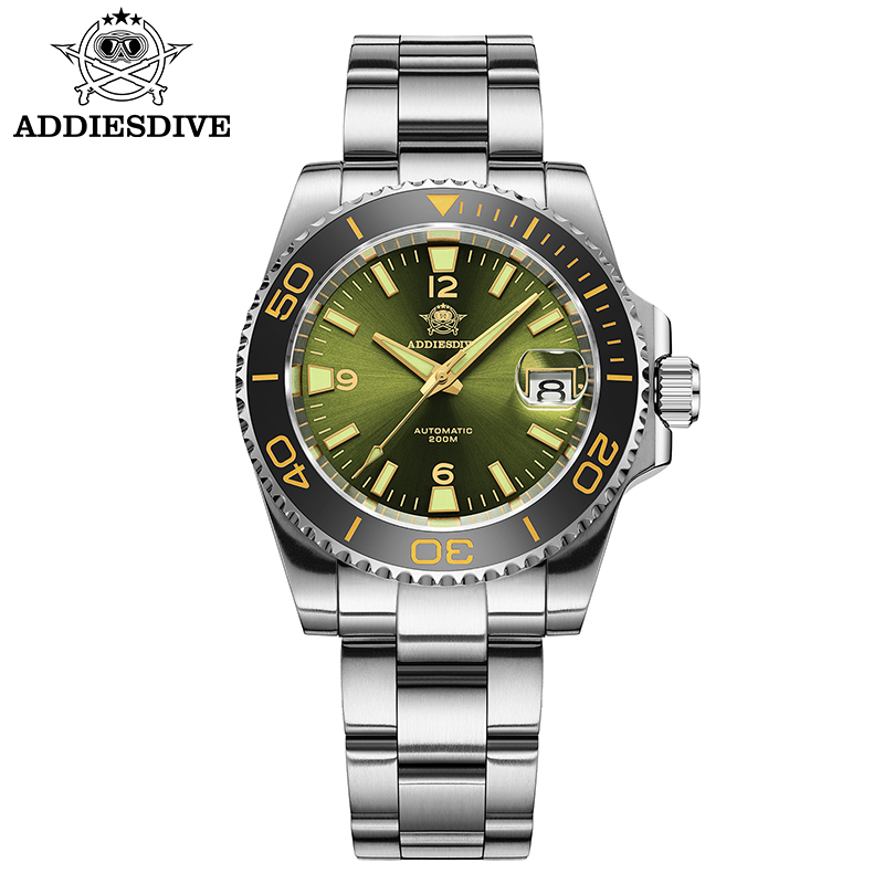 Jewellery Watch - ADDIESDIVE Nowy Zegarek Nurkowy Męski Prezent
