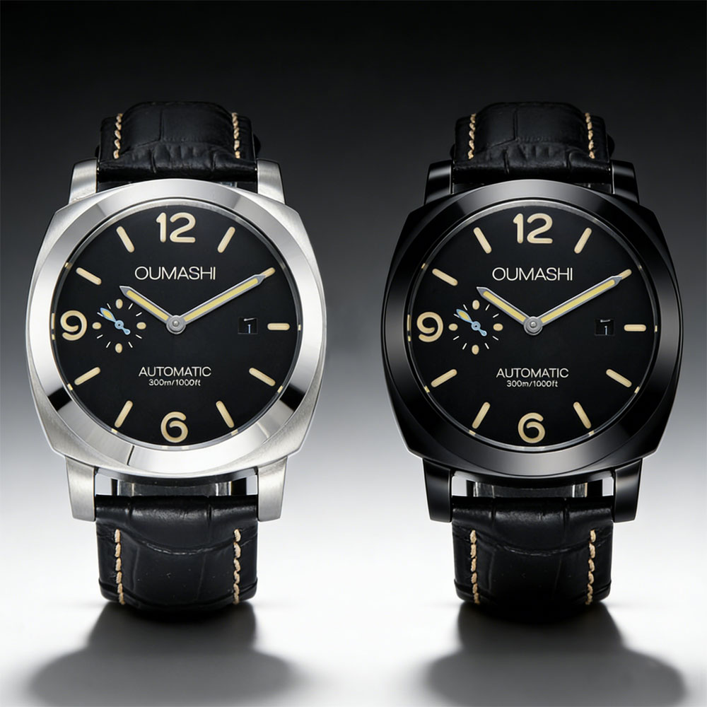 Jewellery Watch - Zegarek męski 44mm, mechanizm Seagull ST2555,