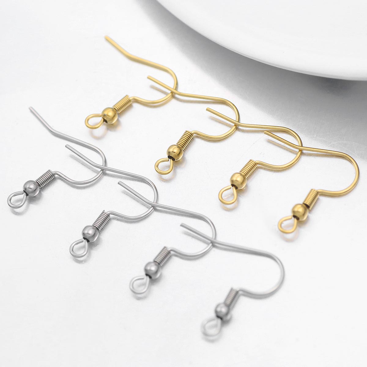 Drop Earrings - 10-20 szt. 19x21mm Elementy do wyrobu