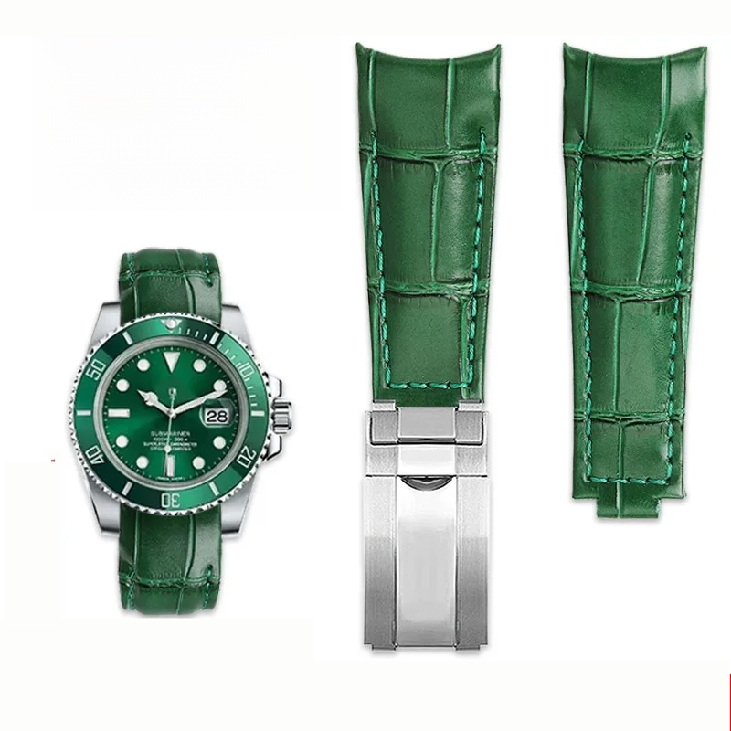 Rolex Watch Submariner - Oryginalny pasek do zegarka z zakrzywionymi