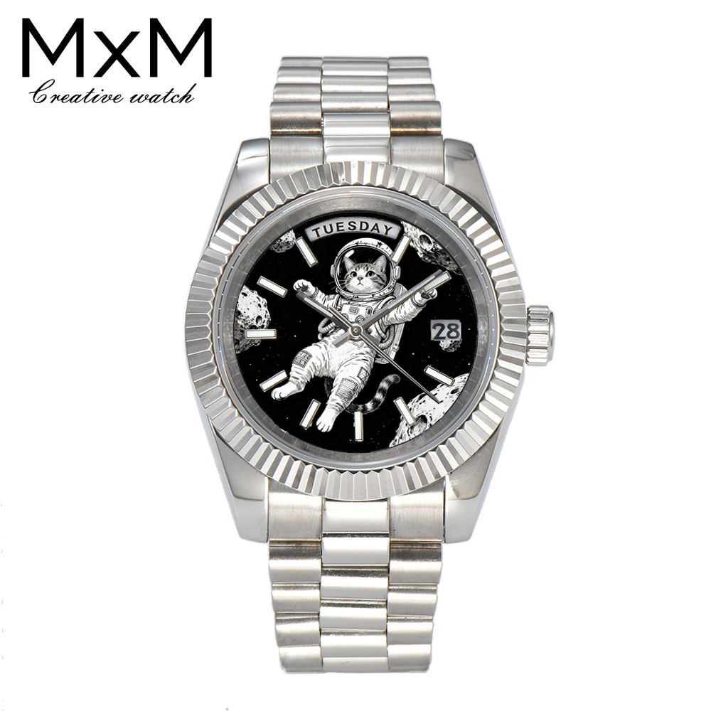 Jewellery Watch - Kreatywny zegarek męski 40mm/36mm Miyota 8285,