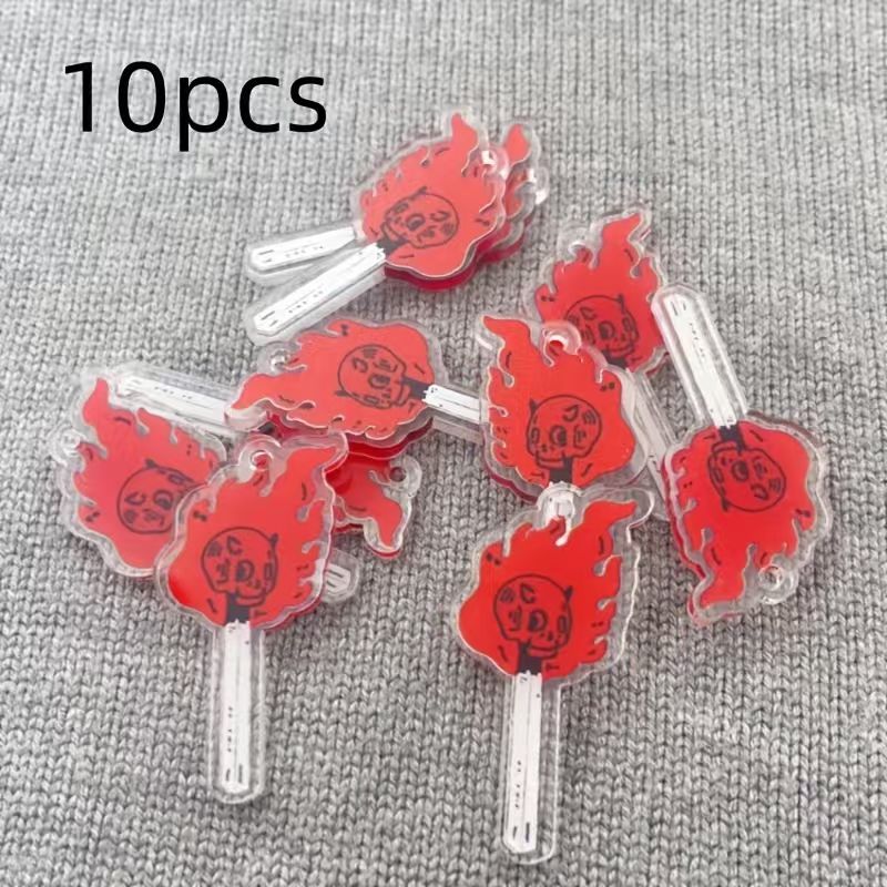 Drop Earrings - 10 szt. akrylowych zawieszek w kształcie