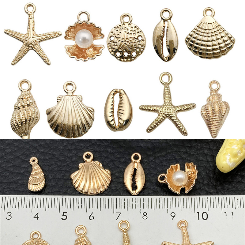 Drop Earrings - 30 szt. Metalowe zawieszki w kształcie