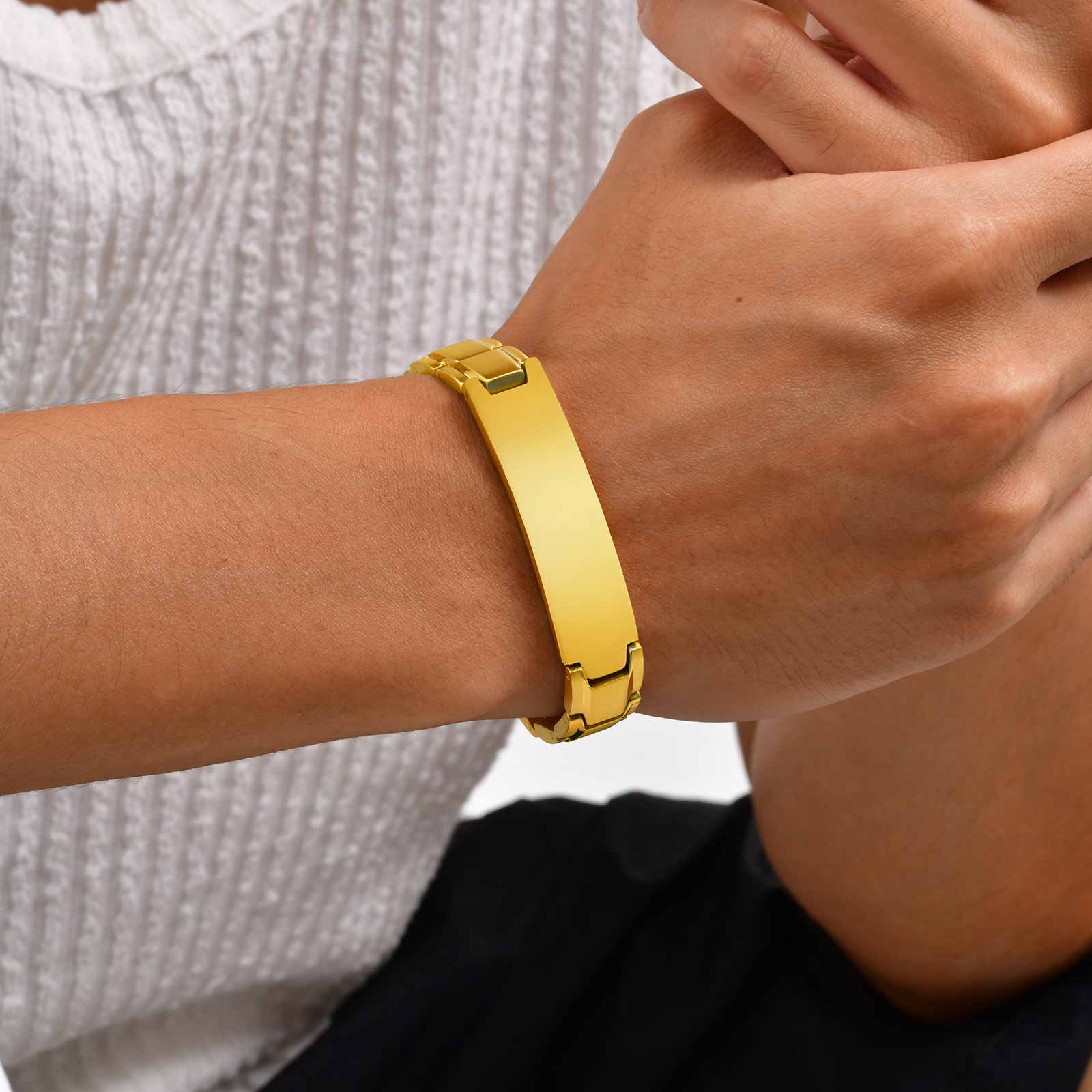Bransoletka męska ze stali nie – Jewelry Watches For Men recenzja i cena