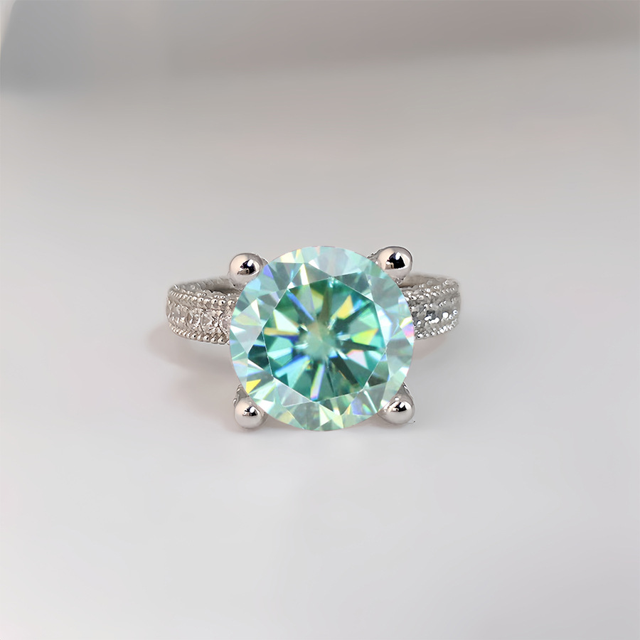 Pierścionki z prawdziwym moiss – Sterling Silver Ring recenzja i cena