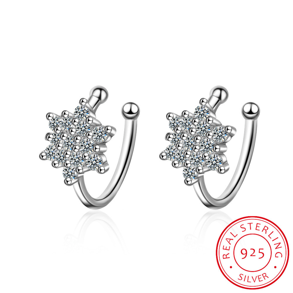 Prawdziwe 925 srebrny nowy pro – Ear Cuff No Piercing recenzja i cena