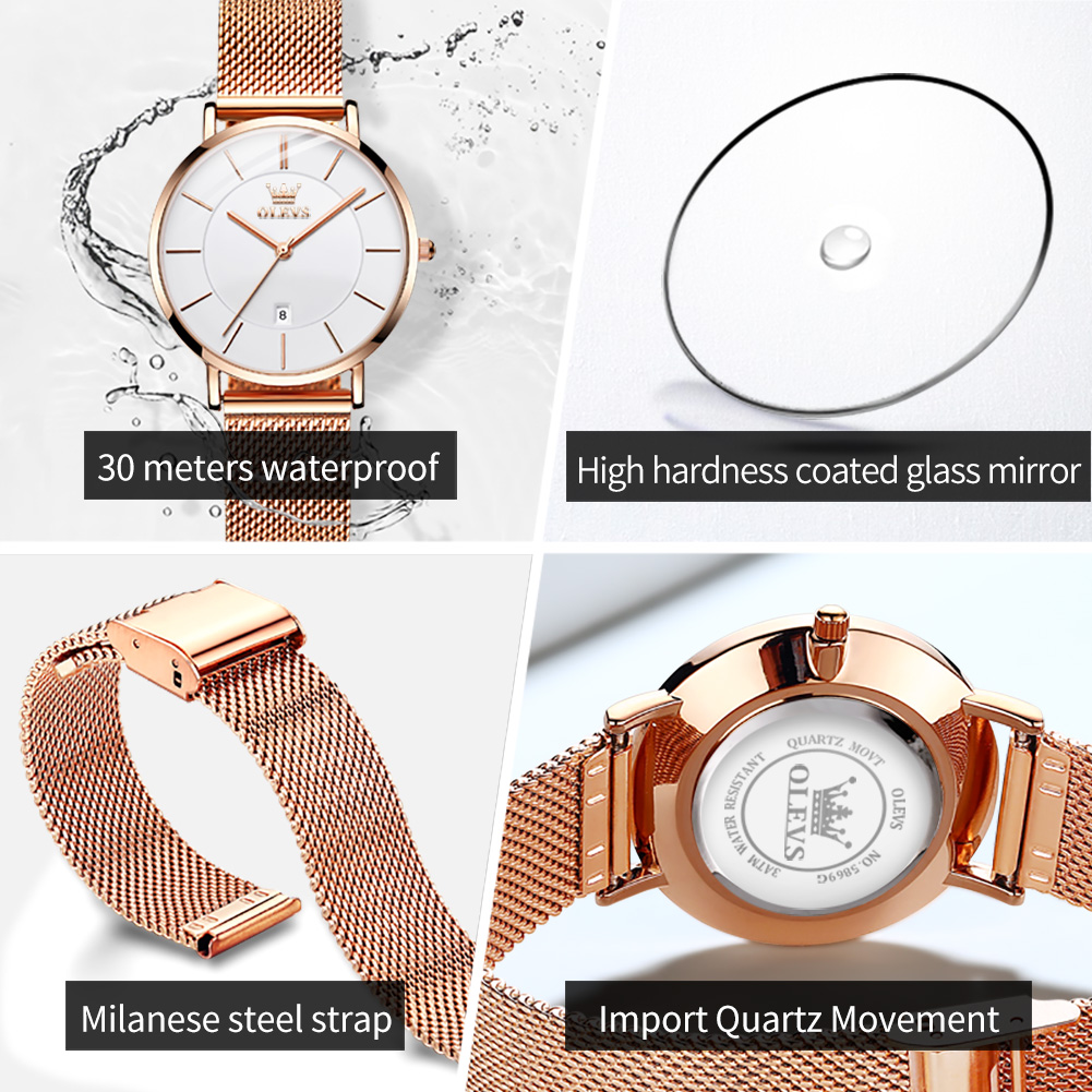 OLEVS Damski Zegarek 5869 Eleg – Jewellery Watch recenzja i cena
