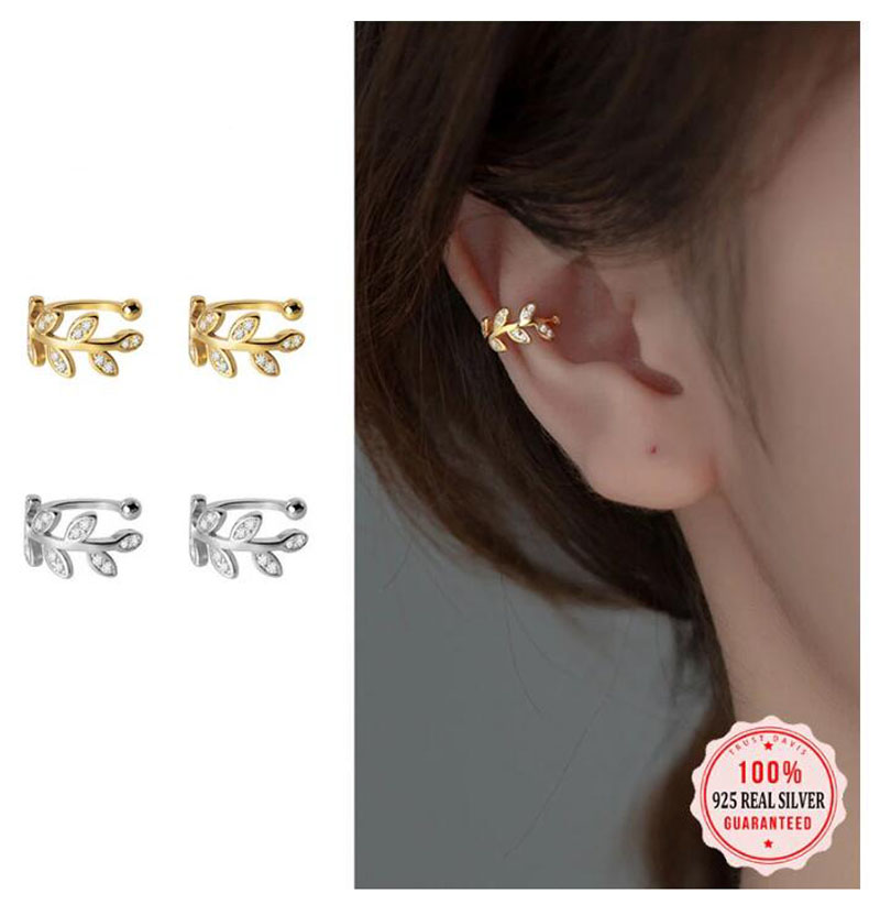 925 srebrne nauszniki damskie  – Ear Cuff No Piercing recenzja i cena
