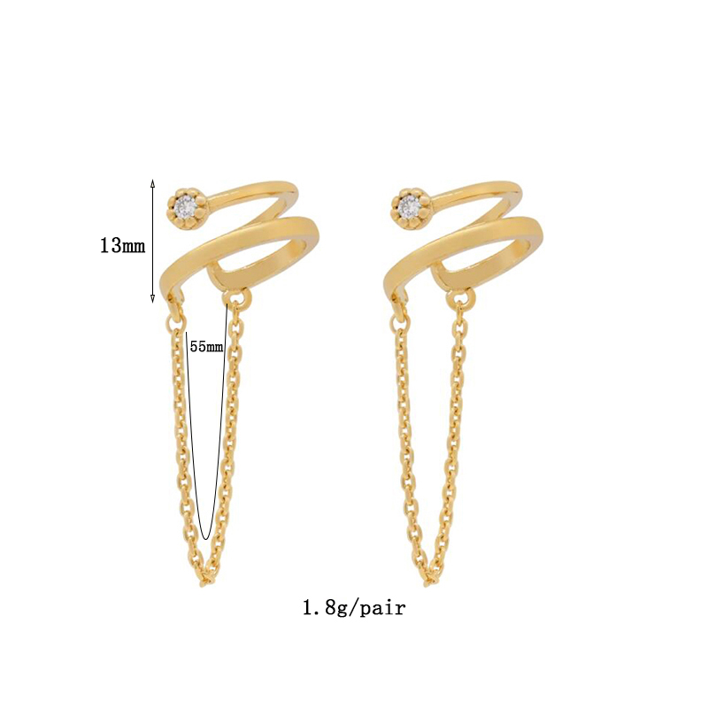 KEYOUNUO złoty wypełniony sreb – Ear Cuff No Piercing recenzja i cena
