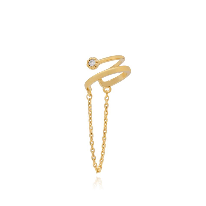 KEYOUNUO złoty wypełniony sreb – Ear Cuff No Piercing recenzja i cena