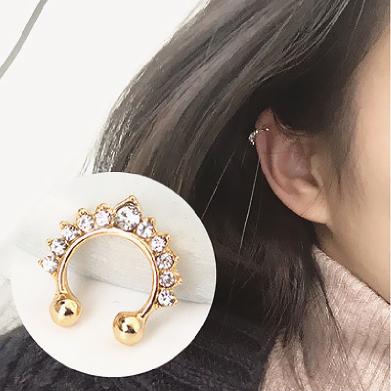 1 szt. Zacisk na nos w kształc – Ear Cuff No Piercing recenzja i cena