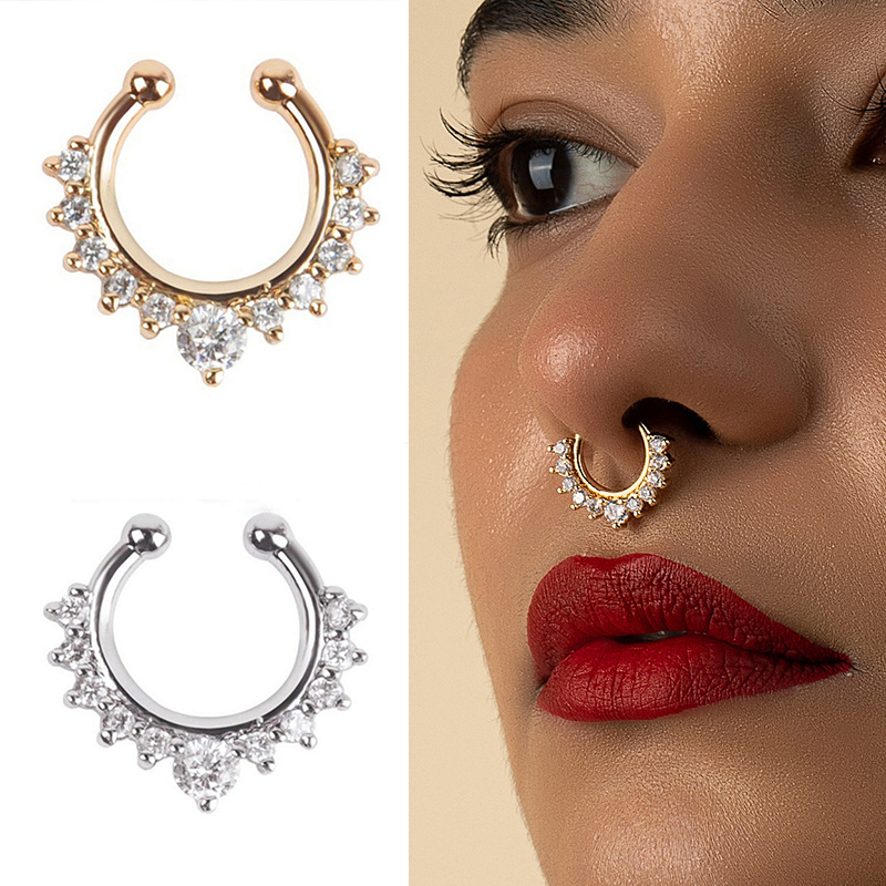 1 szt. Zacisk na nos w kształc – Ear Cuff No Piercing recenzja i cena