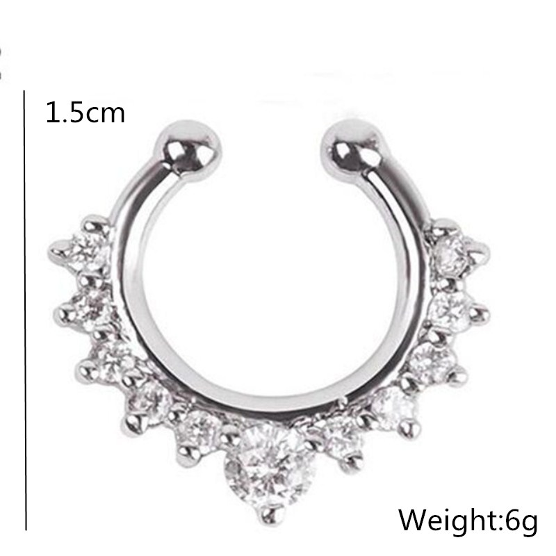 1 szt. Zacisk na nos w kształc – Ear Cuff No Piercing recenzja i cena