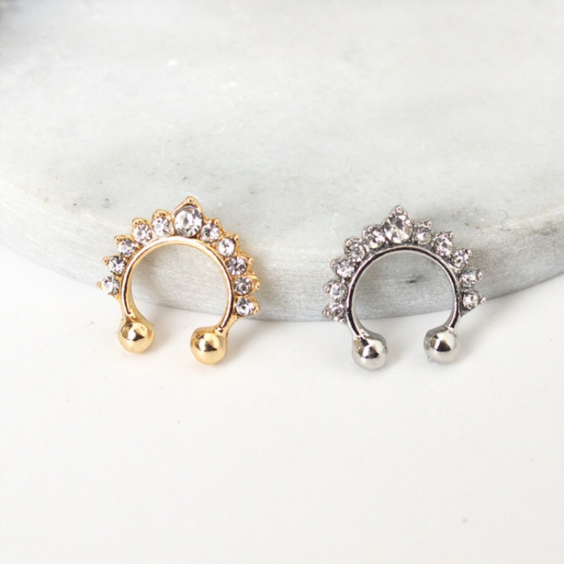 1 szt. Zacisk na nos w kształc – Ear Cuff No Piercing recenzja i cena