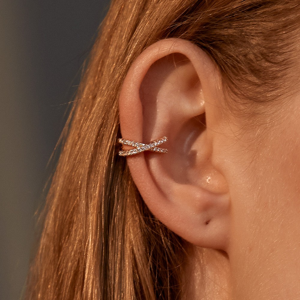 Koreańskie kryształowe klipsy  – Ear Cuff No Piercing recenzja i cena