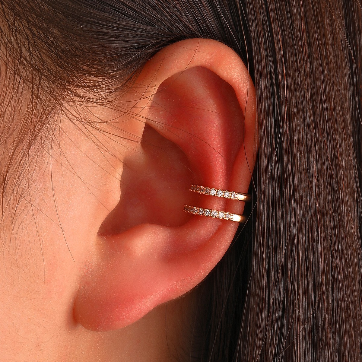 Koreańskie kryształowe klipsy  – Ear Cuff No Piercing recenzja i cena