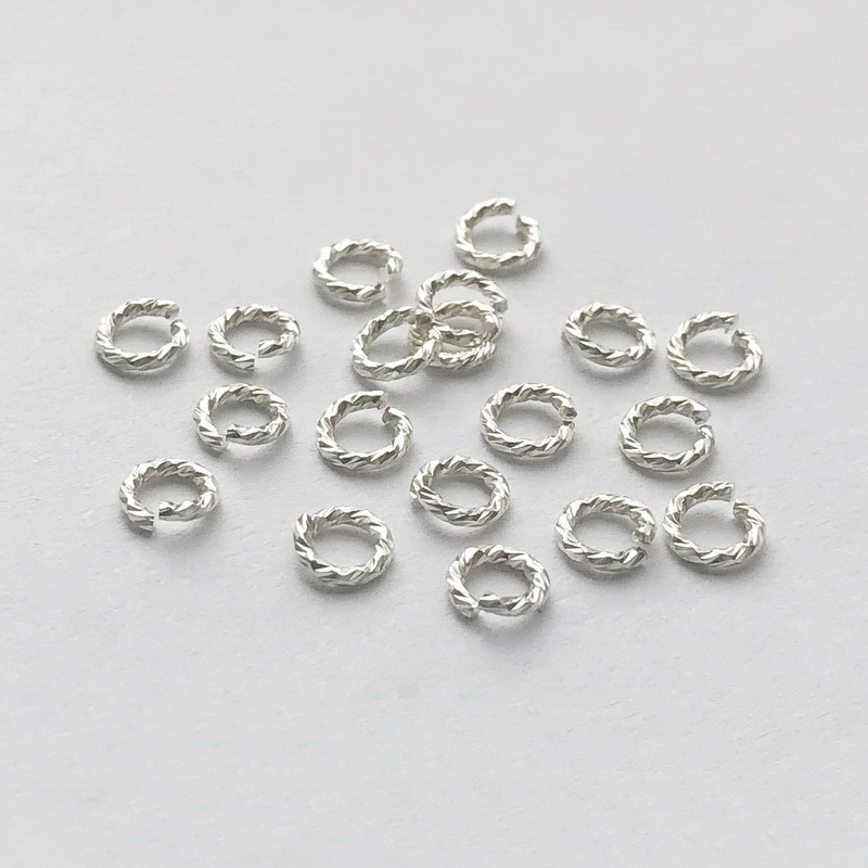 Srebrne kółka łącznikowe próby – Sterling Silver Ring recenzja i cena