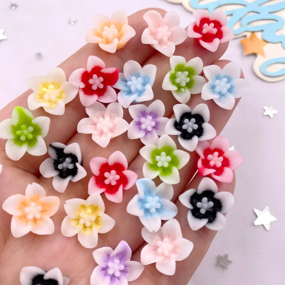 50pcs Resin 13mm Colorful 3D M – Paradise Jewelry & Watches Llc Photos recenzja i cena