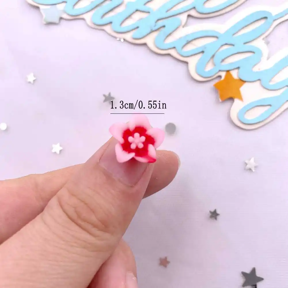 50pcs Resin 13mm Colorful 3D M – Paradise Jewelry & Watches Llc Photos recenzja i cena