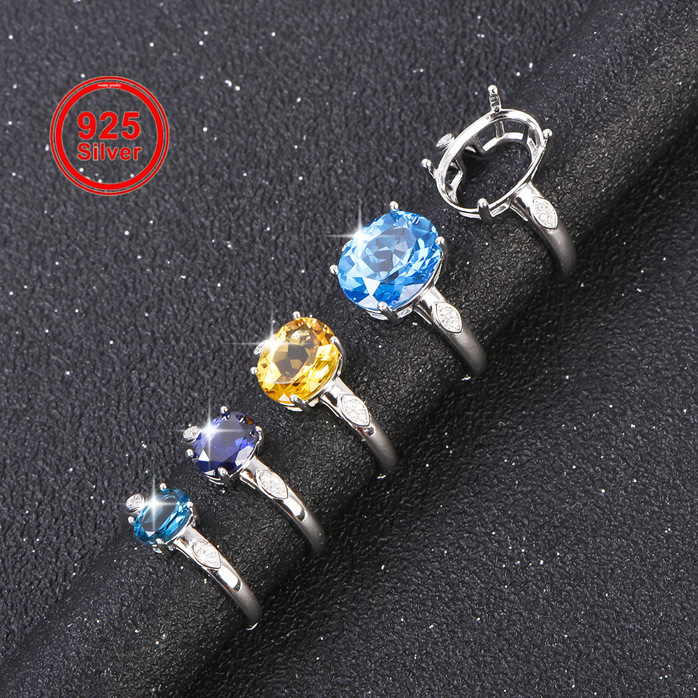 5x7-12x16mm Pierścionek pusty  – Sterling Silver Ring recenzja i cena