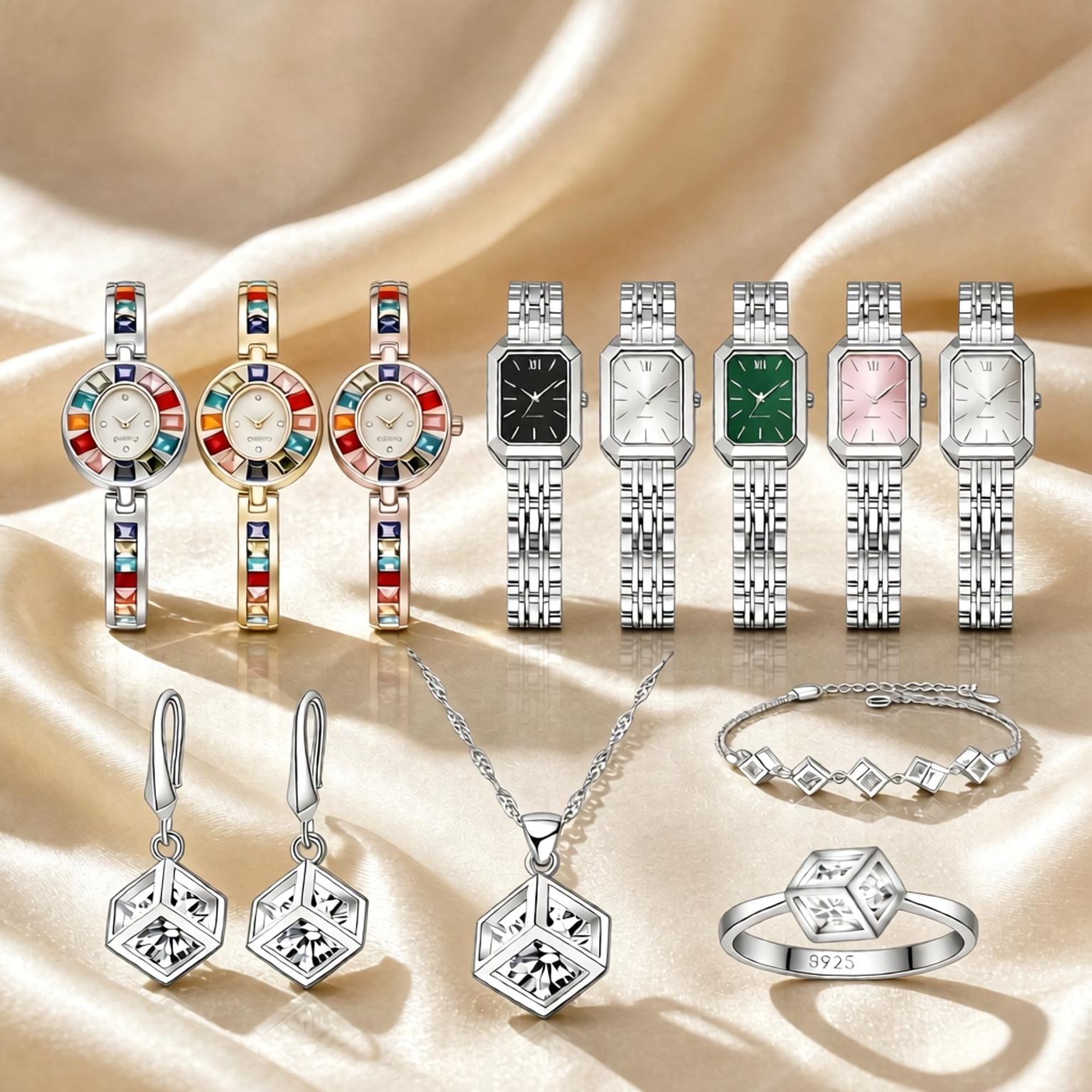 Luksusowy zestaw biżuterii z g – Best Jewelry Watches Women recenzja i cena