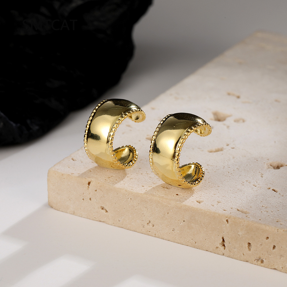 Srebrne kolczyki nausznice z s – Ear Cuff No Piercing recenzja i cena