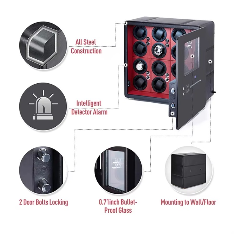 Luksusowe automatyczne rotator – Jewelry Box With Watches recenzja i cena