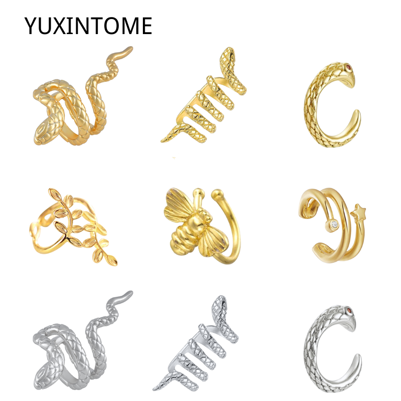 1PC Plated 24K Gold Vintage Cr – Ear Cuff No Piercing recenzja i cena